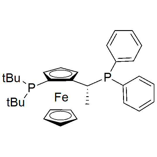 (R)-1-[(Sp)-2-(Di-t-butylphosphino)ferrocenyl]ethyldiphenylphosphine, Josiphos SL-J502-1